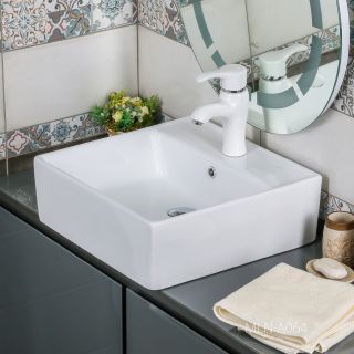 Накладная раковина Melana A064-803 46см белый